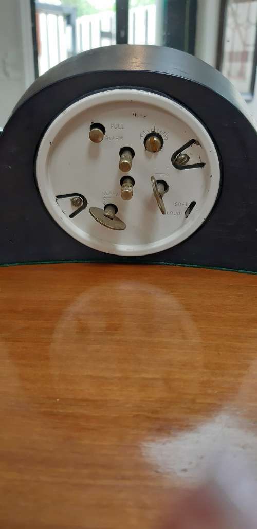 Vintage wind-up clock with alarm