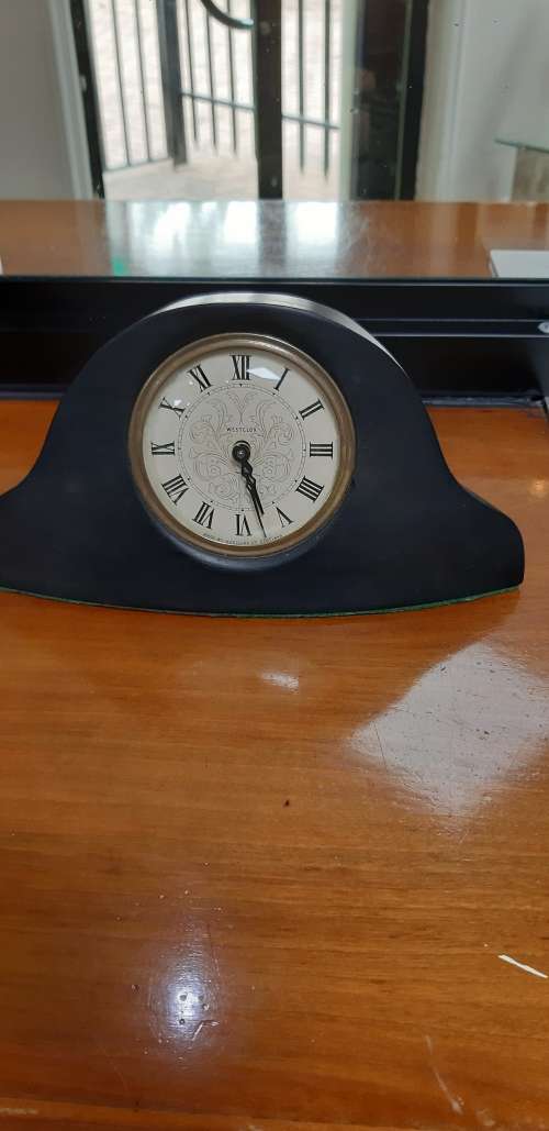 Vintage wind-up clock with alarm