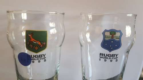 Rugby World Cup 1995 (11 out of 12) glasses.