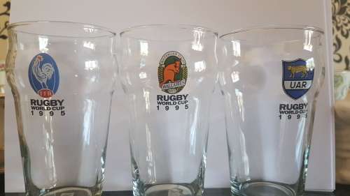 Rugby World Cup 1995 (11 out of 12) glasses.