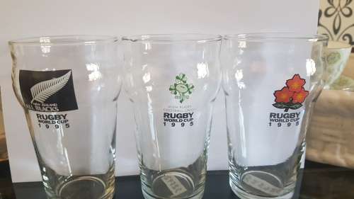 Rugby World Cup 1995 (11 out of 12) glasses.
