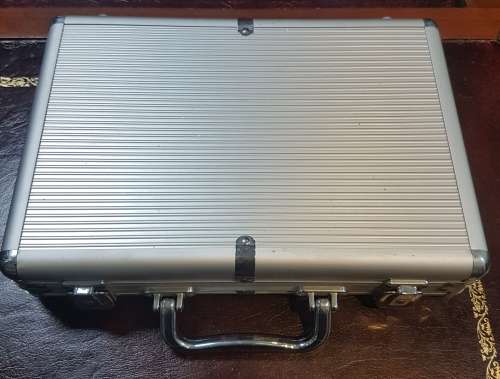 Poker set in a briefcase