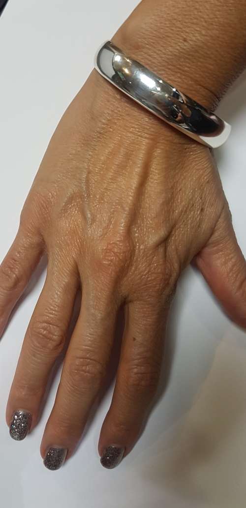 Sterling silver bangle