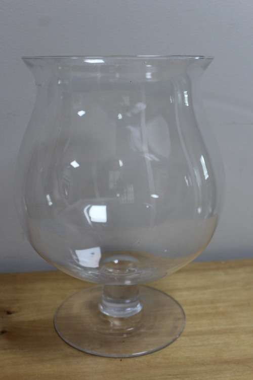 Large glass vase