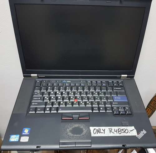 Lenovo Thinkpad T520 Laptop - there are stickers over the letters