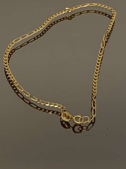 9ct (0.8gram) Yellow Gold Bracelet 18cm