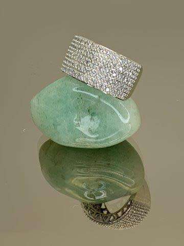 9ct (5.9 grams) White gold 1/2 Cluster Diamond Ring