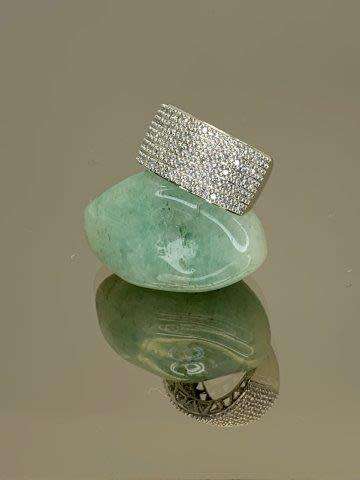 9ct (5.9 grams) White gold 1/2 Cluster Diamond Ring