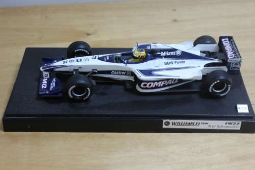 Collectible mini Williams F1 Team - Ralf Shumacher - FW22 - not in mint condition - can be used for