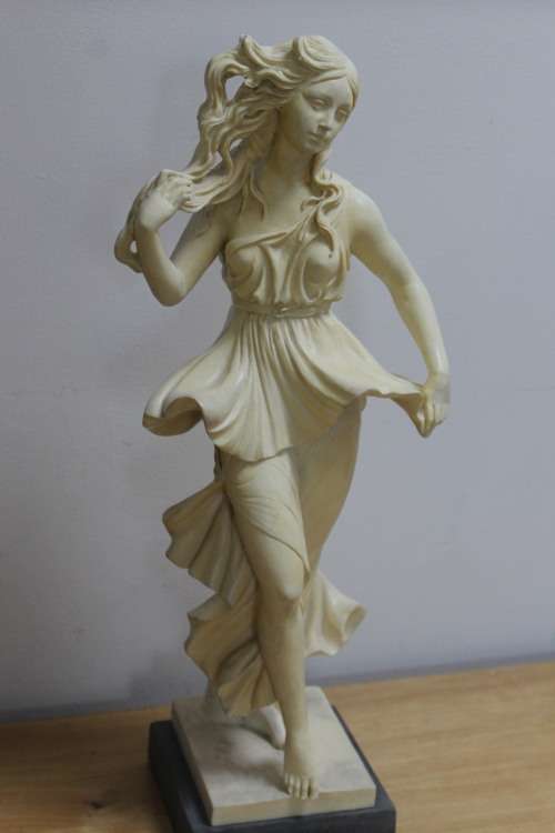 Collectible A Santini Resin statue on a woman