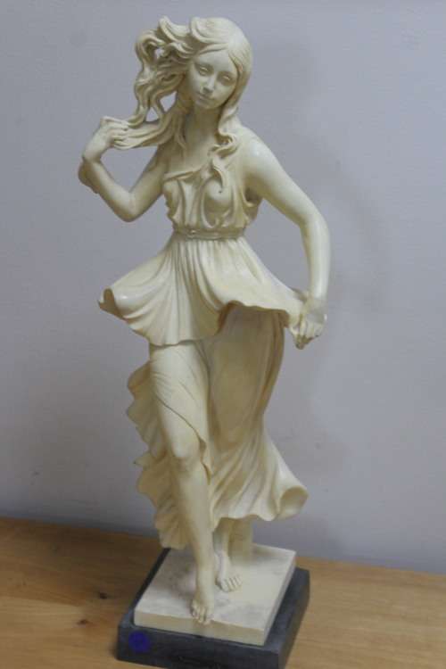Collectible A Santini Resin statue on a woman