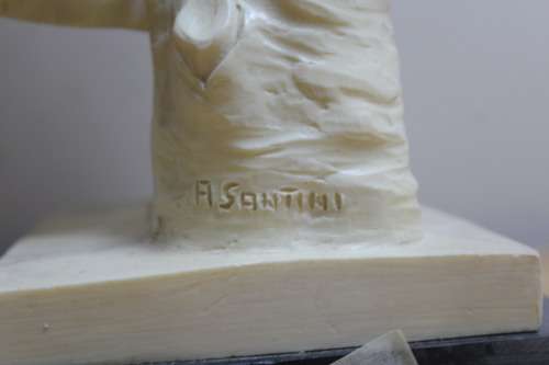 Collectible A Santini Resin statue on a woman