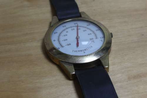 Large Thermometer Watch wall mount