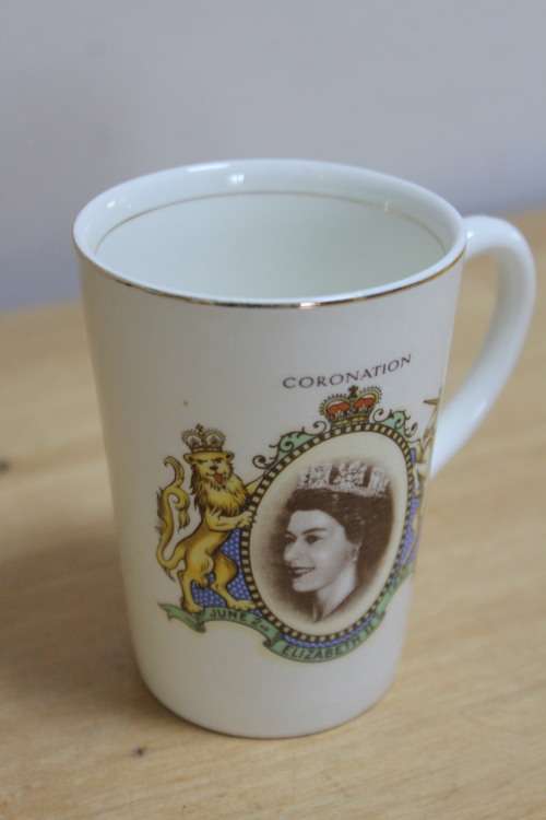 Collectible Coffee mug of Queen Elizabeth Royal Coronation