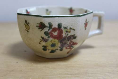 Royal Doulton Old Leeds Sprays Cup and Saucer