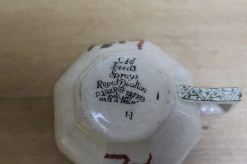 Royal Doulton Old Leeds Sprays Cup and Saucer
