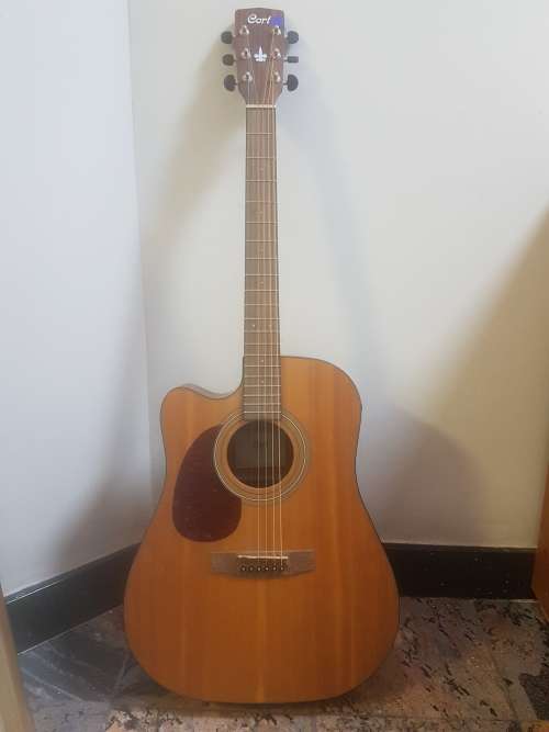 Cort Left Handed Guitar, with a built in amp