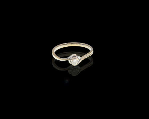 18ct 19gr, White gold Round 011ct Brilliant Diamond G vvs2 Ring