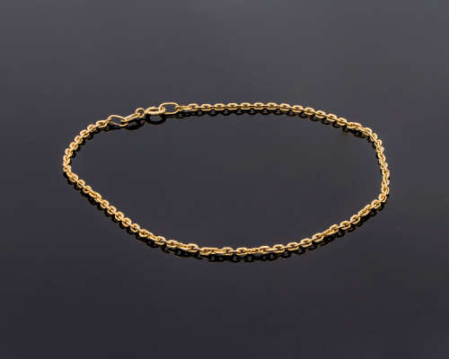 9ct (1.2 gram) Yellow Gold Bracelet 19cm
