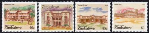 Zimbabwe - 2015 Historic Hotels Set MNH