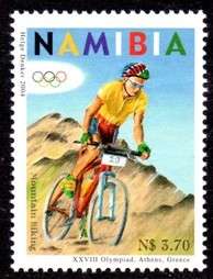 Namibia - 2004 Olympic Games $3.70 Corrected Date MNH SACC 464a