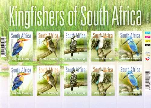 South Africa - 2016 Kingfishers Sheet MNH