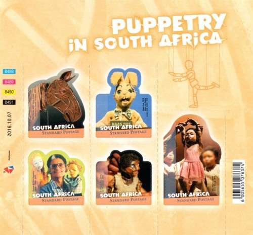 South Africa - 2016 Puppetry Sheet MNH