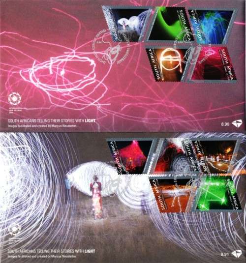 South Africa - 2016 Telling Stories with Light FDC Set 8.90 + 8.91