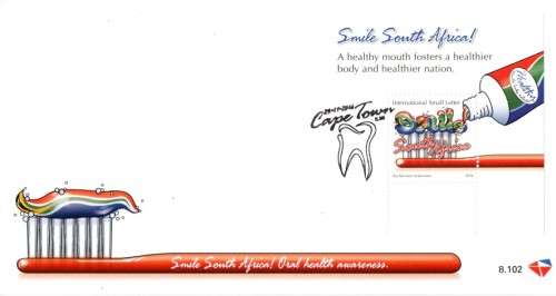 South Africa - 2016 Smile Oral Health Awareness FDC 8.102