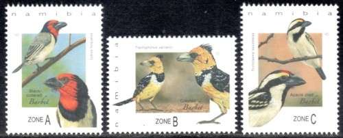 Namibia - 2017 Barbets Birds Set MNH