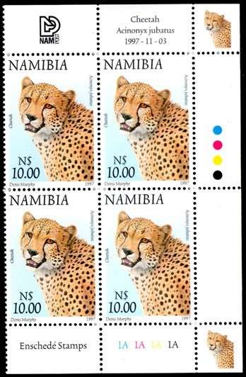 Namibia - 1997 Flora and Fauna $10 Control Block MNH SACC 223