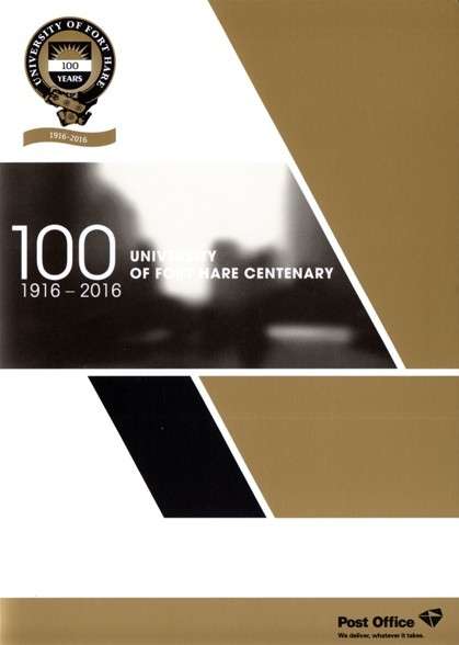 South Africa - 2017 University of Fort Hare Centenary Commemorative Folder