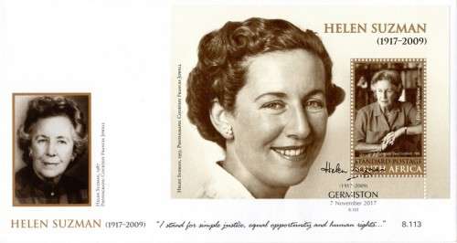 South Africa - 2017 Helen Suzman FDC 8.113