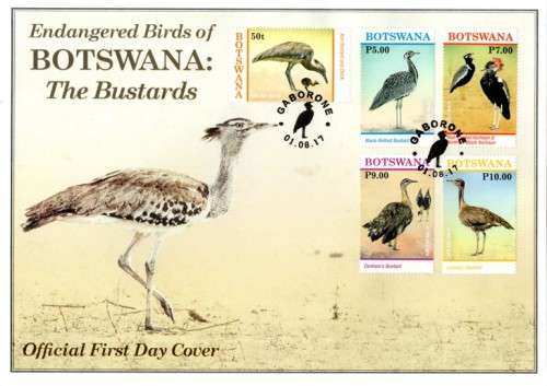 Botswana - 2017 Bustards FDC