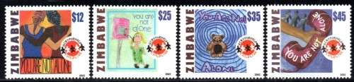 Zimbabwe - 2002 5th Anniversary of Childline Set MNH SG 1083-1086