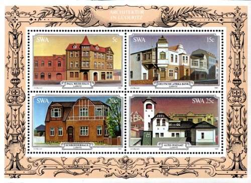 SWA - 1981 Luderitz Buildings MS MNH SACC 394