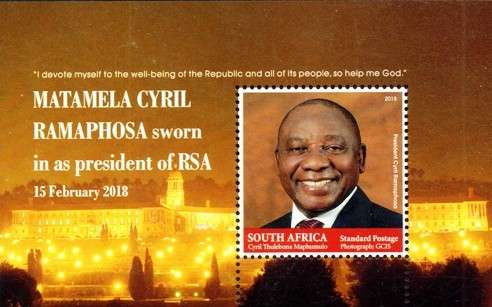 South Africa - 2018 President Ramaphosa MS MNH