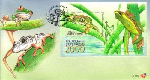 South Africa - 2000 Junass Frogs FDC 6.116