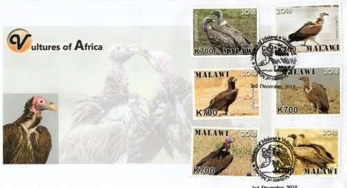 Malawi - 2018 Vultures FDC