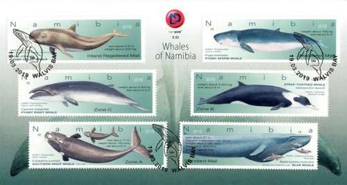 Namibia - 2019 Whales FDC 5.33