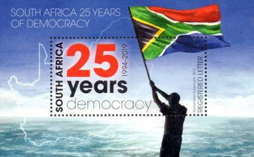 South Africa - 2019 25 Years Democracy MS MNH
