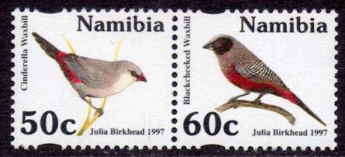 Namibia - 1997 Waxbills Pair MNH SACC 171-172