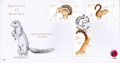 Namibia - 2020 Squirrels FDC 5.36