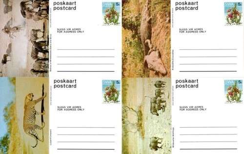 SWA - 1980 Succulents 5c Postcard Set Mint