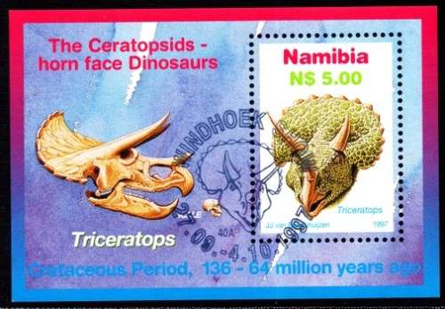 Namibia - 1997 Dinosaurs MS Used SACC 200