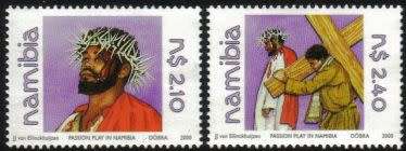 Namibia - 2000 Easter Passion Play Set MNH SACC 328-329