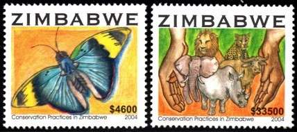 Zimbabwe - 2004 Conservation Set MNH SG 1144-1145