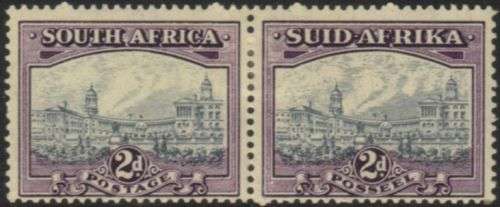 South Africa - 1933-1948 Hyphenated Pictorials 2d Mint Pair SACC 58a