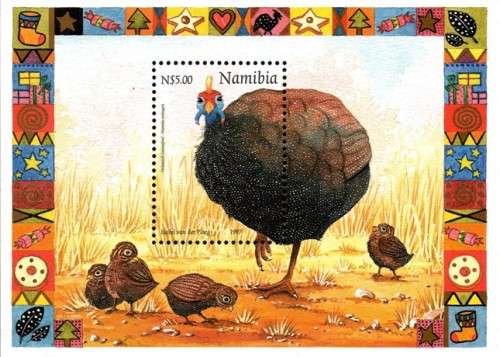Namibia - 1997 Christmas Guineafowl MS MNH SACC 231