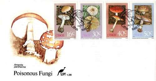 Ciskei - 1988 Poisonous Fungi FDC 1.28